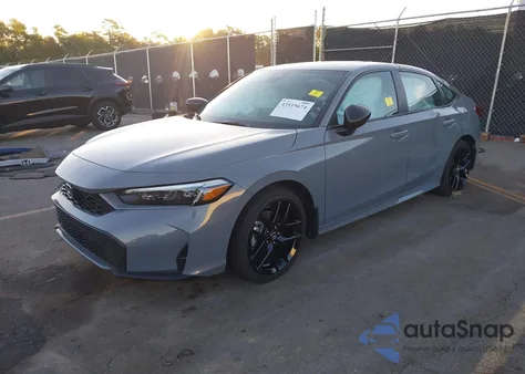 2025 Honda Civic Hybrid Sport/Sport Touring from USA, damaged, VIN 2HGFE4F84SH352949